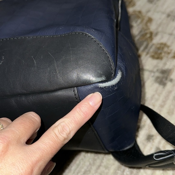 Louis Vuitton Avenue Campus Backpack Damier Infini Leather (Navy) backpack large - Picture 11 of 16